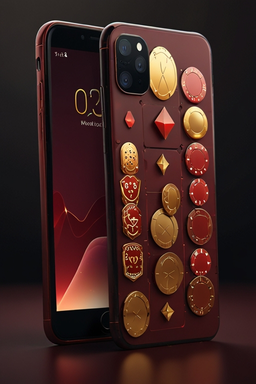Smartphone avec l’app Incaspin Casino